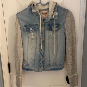 Denim & Striped jacket